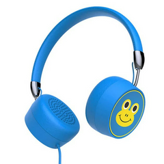 Провідні повнорозмірні навушники GORSUN GS-771, Синій