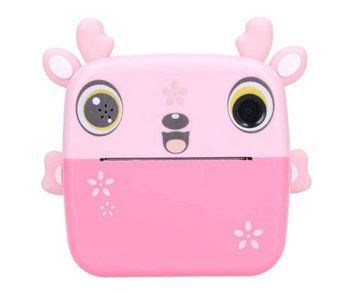 Дитячий фотоапарат моментального друку Deer Print Camera Y72 Pink