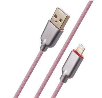 Кабель Lightning 2A (1 м) Metal MultiColor для швидкої зарядки та передачі даних
