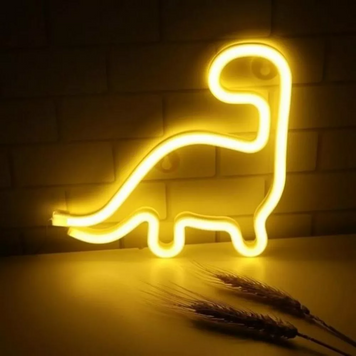 Нічний неоновий світильник &mdash; Neon Lamp series &mdash; Dino