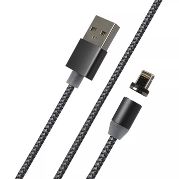 Кабель Lightning 2A (1m) &mdash; Magnetic 360 Black
