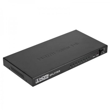 Коммутатор HDMI splitter разветвитель 1x8 портов Full 3D 4Kx2K Black