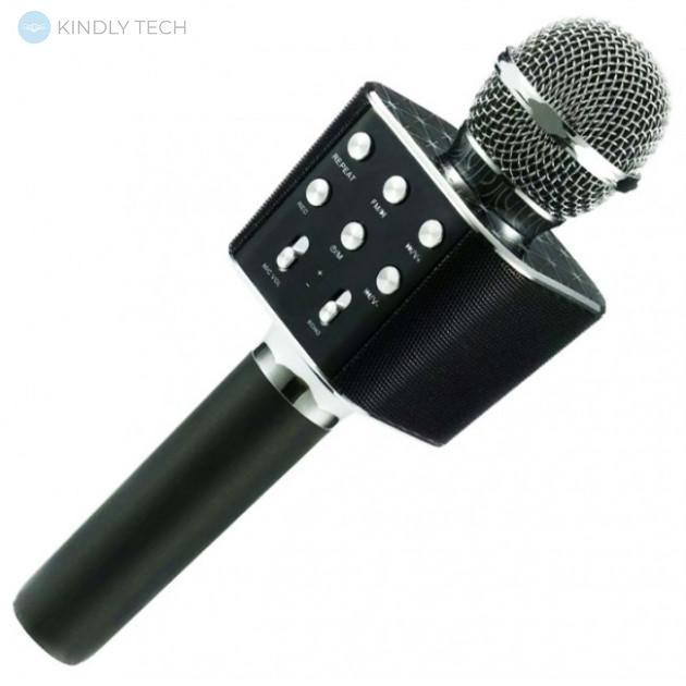 Безпровідний мікрофон-караоке WSTER WS-1688 Black