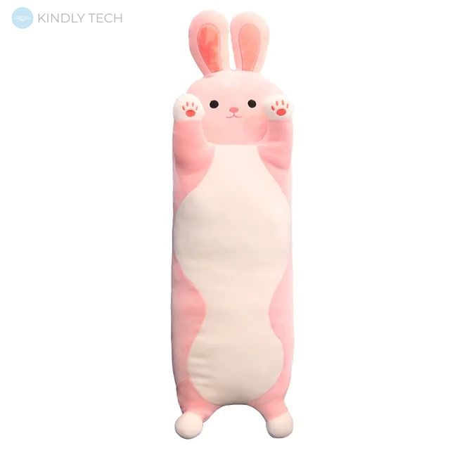 Мягкая игрушка подушка заяц-обнимашка, 90 см