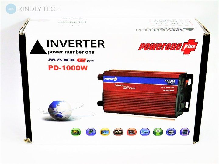 Инвертор PowerOne Plus PD-1000W 24v220