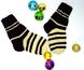В'язані вовняні шкарпетки (ручна робота) р. 37-39 (РР-89759-07)
