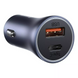 Автомобільний зарядний пристрій Car Charger | 40W | 1U | 1C | USB C Cable (1m) — Baseus (TZCCJD-0G) Golden Contactor Pro Quick Charger Dark Gray — TZCCJD-0G Dark Gray