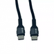 Кабель USB C to C 3A (1m) &mdash; Veron CC09 Nylon &mdash; Black