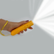 Ультразвуковий відлякувач собак c ліхтарем AD-100 yellow