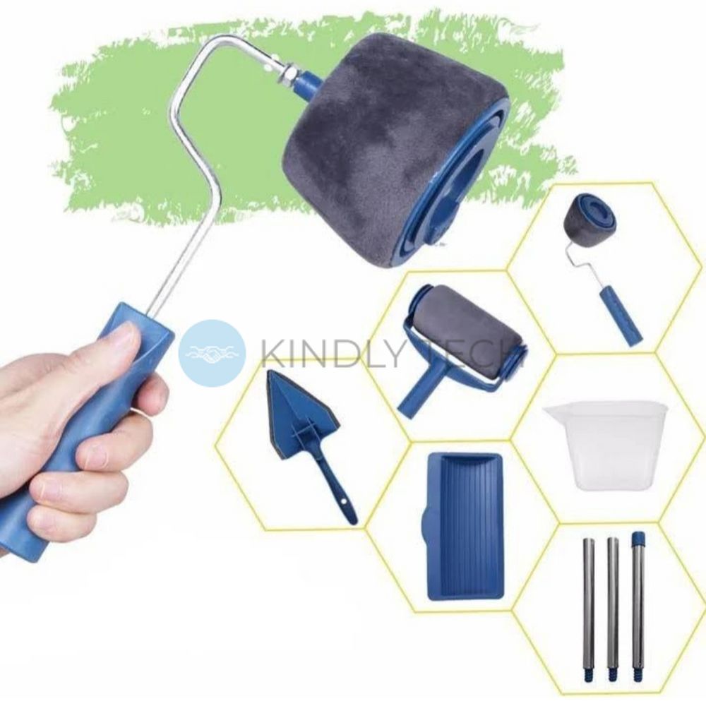 Комплект валиків Paint Roller для фарбування приміщень і поверхонь з резервуаром для наповнення фарби