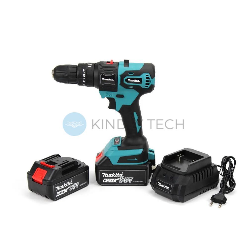 Набір 5в1 Шуруповерт Makita DF482DWE 36V, 6AH