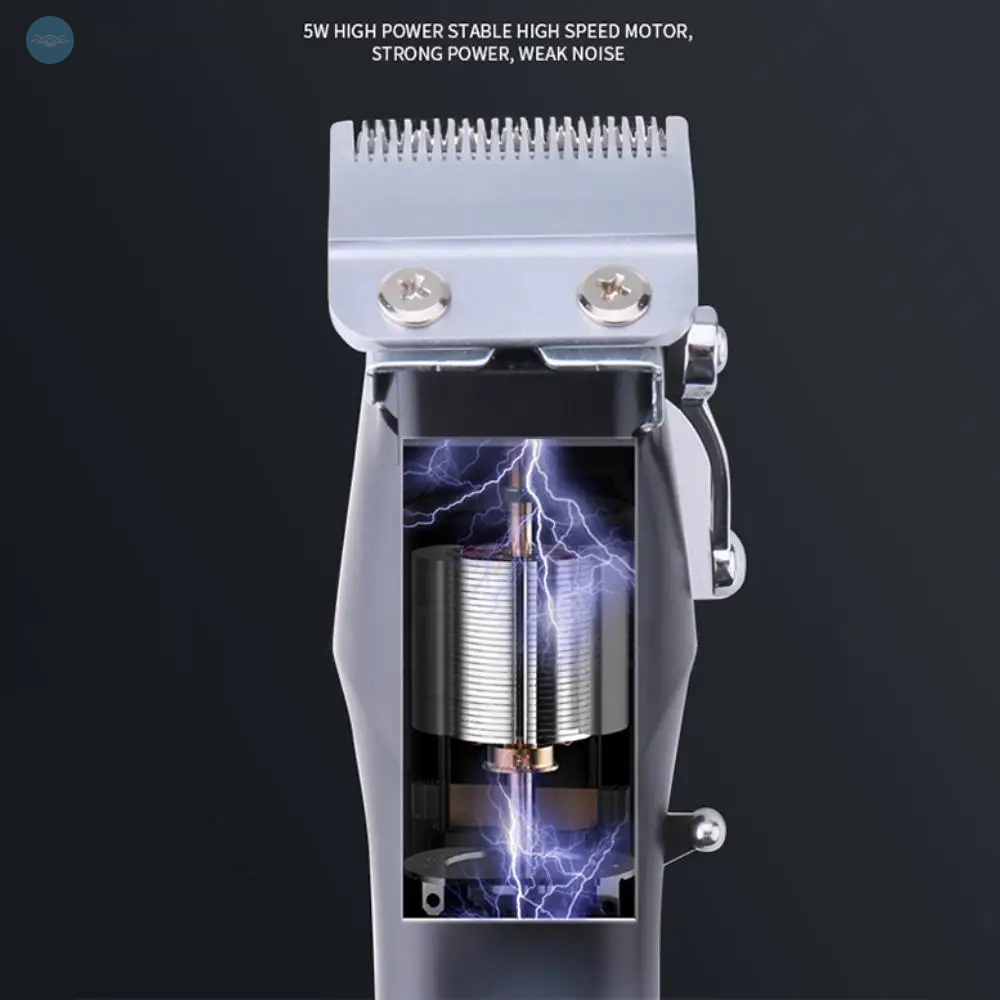 Аккумуляторная машинка для стрижки волос, профессиональный триммер Kemei KM-2617
