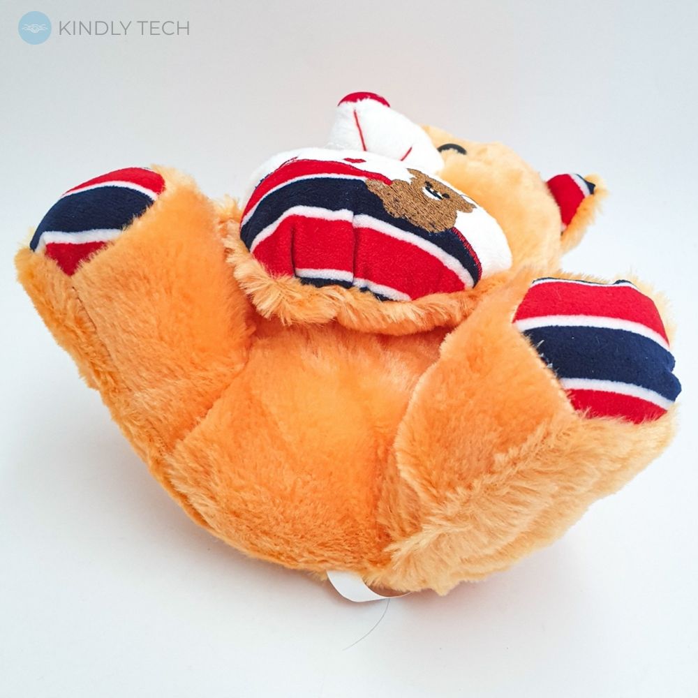 Сяючий плюшевий ведмедик Тедді з серцем інтерактивна розмовляюча м'яка іграшка, Brown