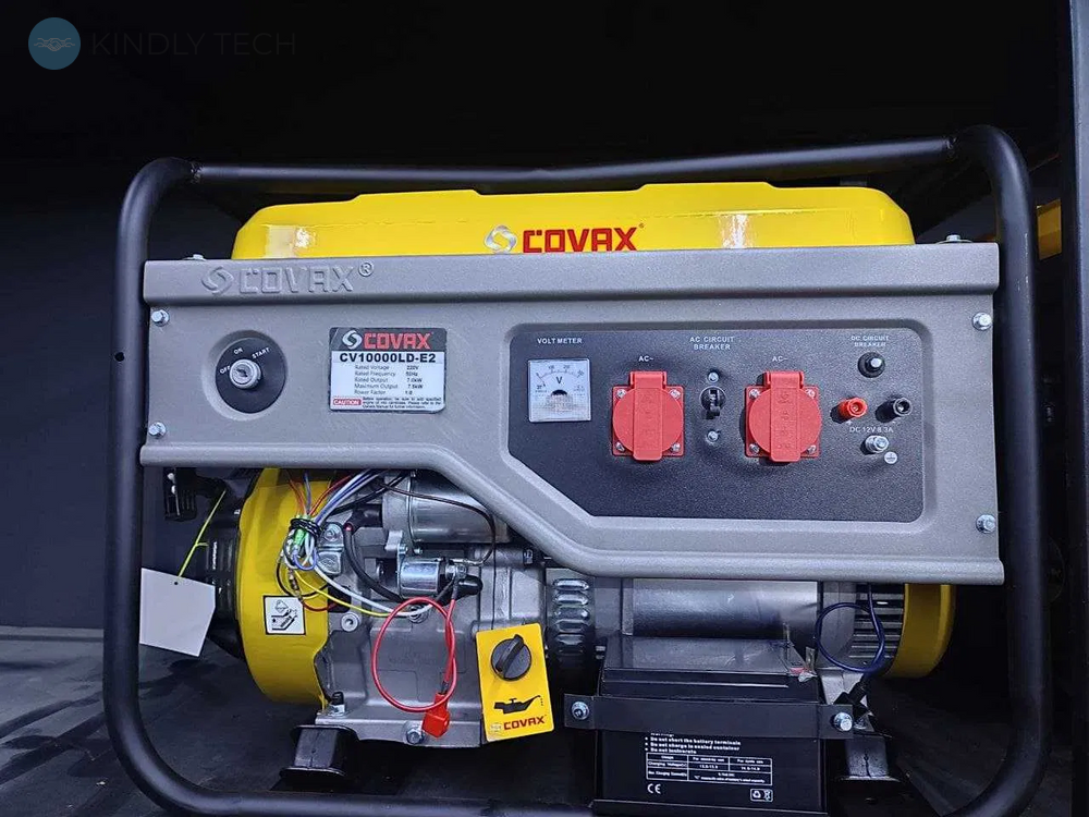 Генератор бензиновый COVAX CV10000LD-E2 7/7,5 кВт