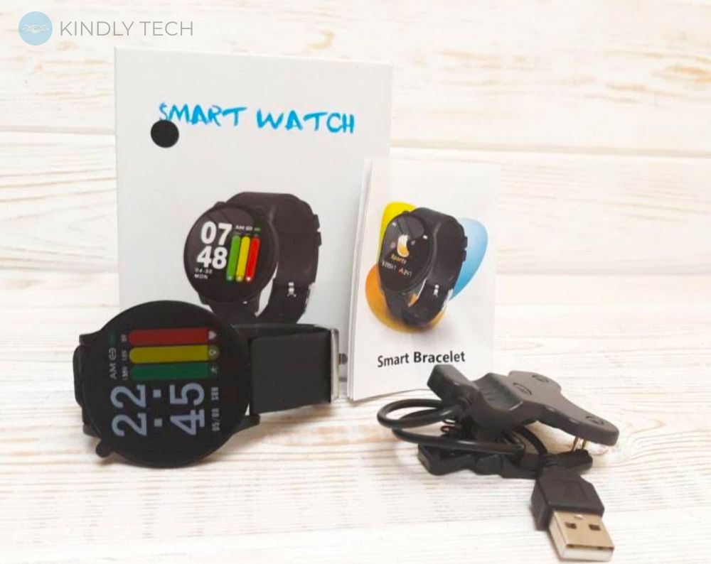 Розумний наручний смарт годинник Smart Watch S9, Black