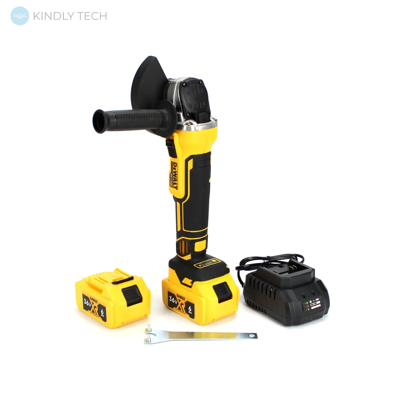 Аккумуляторная болгарка DeWalt DCG405P2 (36V, 5AH) с регулятором оборотов -  Kindly Tech: Сделай Жизнь Проще