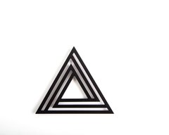 Подставка под горячее «Треугольник», Чорний