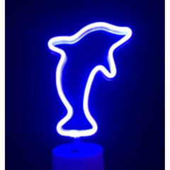 Ночной неоновый светильник — Neon Lamp series — Dolphin