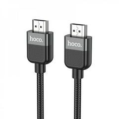 Кабель HDMI 2.0 Male to Male 4K HD Data Кабель (1m) — Hoco US09 — Black