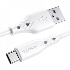 Кабель USB C 3A (1m) — Borofone BX48 — White