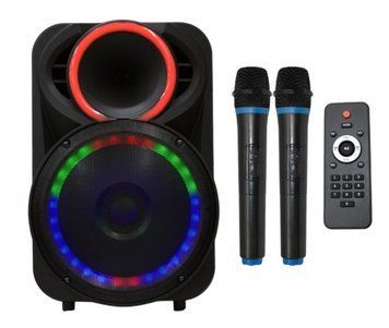 Портативная колонка KOLAV-F1220 с функцией караоке с микрофоном