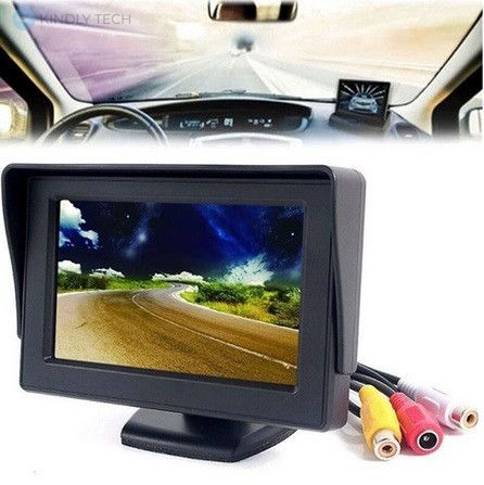 Дисплей автомобільний монітор для двох камер заднього виду UKC LCD 4.3