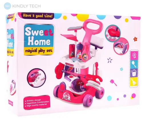 Дитячий ігровий набір для прибирання Sweet Home зі світлом та звуком