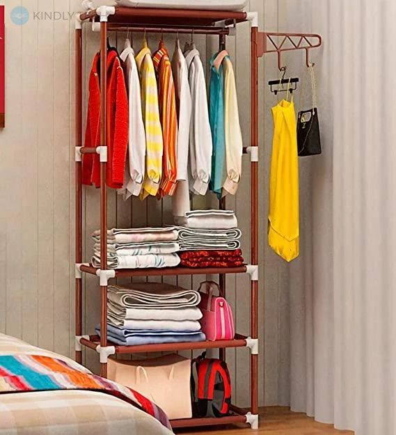 Підлогова вішалка для одягу Multifunctional Hanger For Bedroom 170x55x35см, Bronze