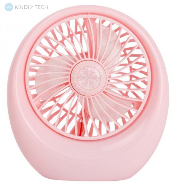 Вентилятор портативний настільний 2 швидкості Mini Fan Diandi, Рожевий
