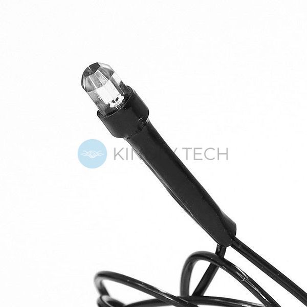 Світлодіодна гірлянда &laquo;Рубінка&raquo; LED200W-7, 7 м, 200 LED, біле світіння, чорний провід