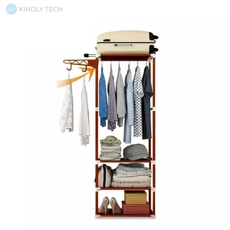 Напольная вешалка для одежды Multifunctional Hanger For Bedroom 170x55x35см, Bronze