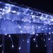 Гірлянда &laquo;Бахрома&raquo; B-2, 150 LED, 10 м, синє світіння, чорний дріт