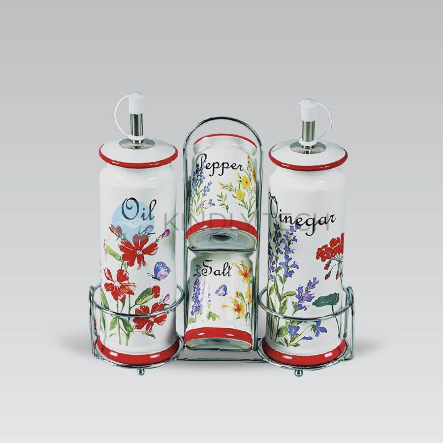 Набор для специй 5 предметов "Flora" Maestro MR-20008-04S