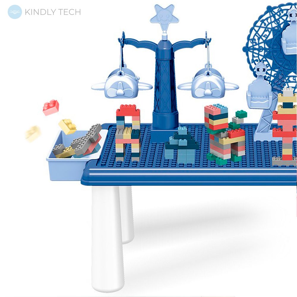 Детский игровой столик для конструктора RUNRUN Block World