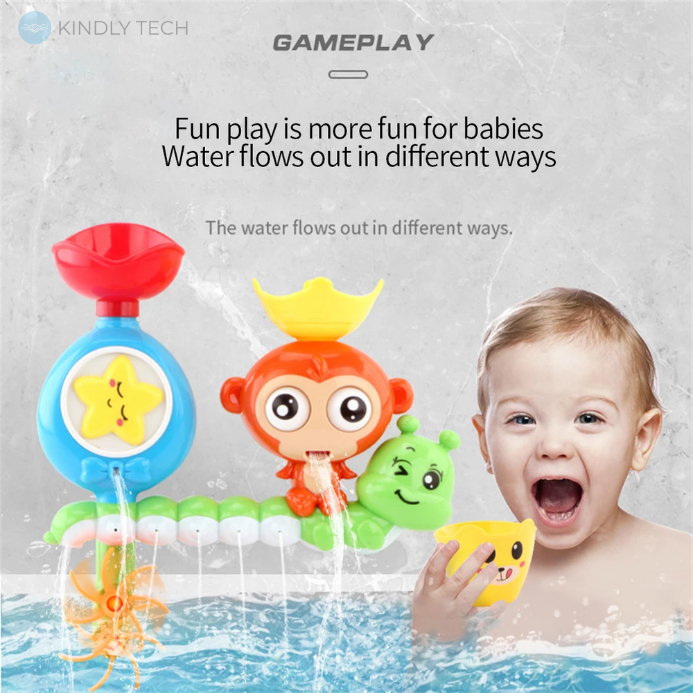 Весела іграшка для ванної Bath Toys з фонтанчиком, Мікс