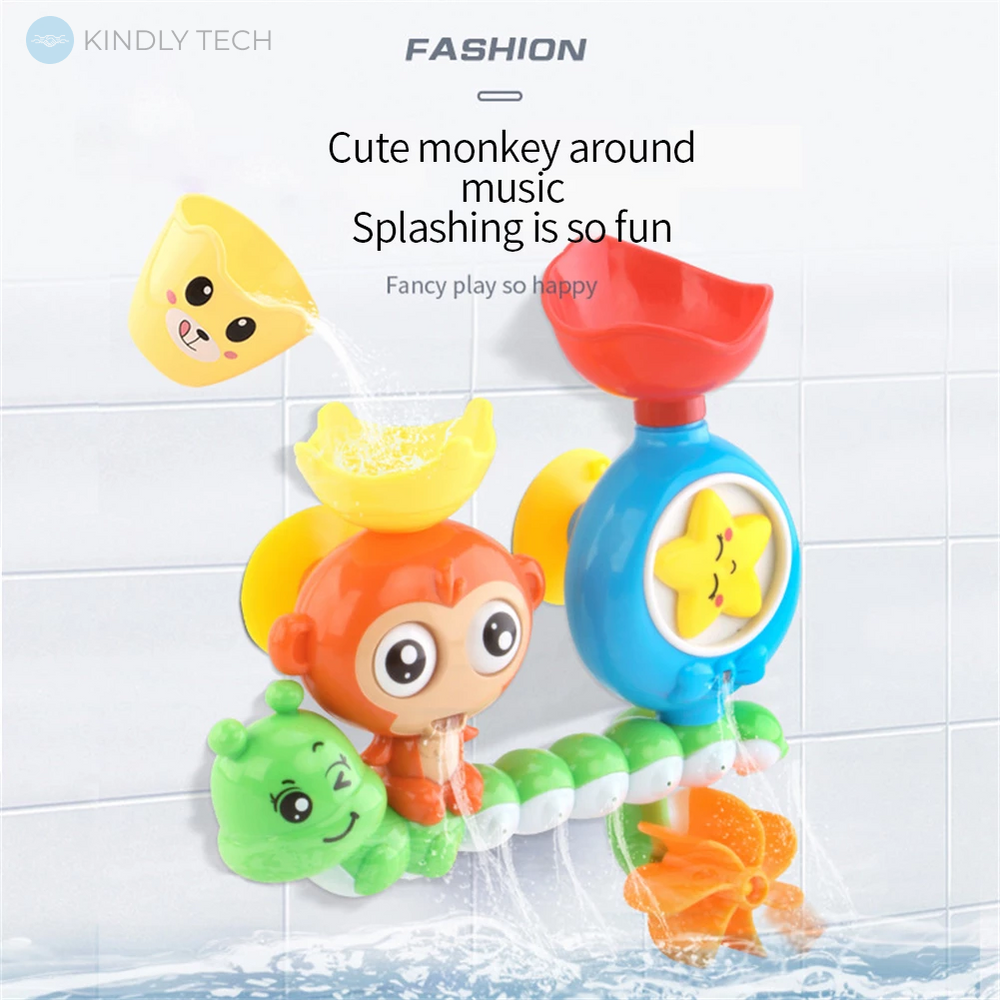 Веселая игрушка для ванной Bath Toys с фонтанчиком, Микс