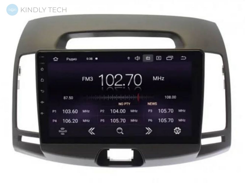 Автомагнітола Штатна Hyundai Elantra 2008-2011 9" Android 10.1 (4/32Гб)