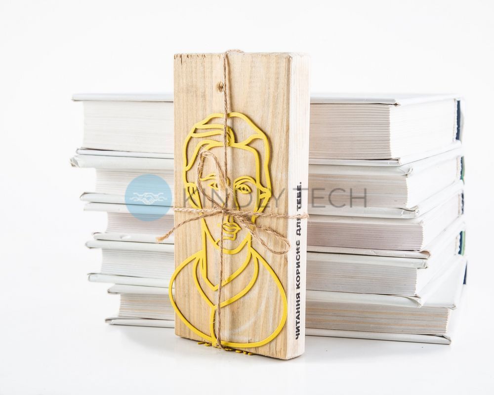 Закладка для книг &laquo;Леся Украинка&raquo;, Жёлтый