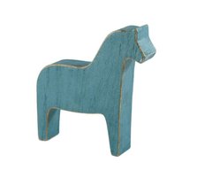 Скандинавская лошадка Дала (голубой), Голубой