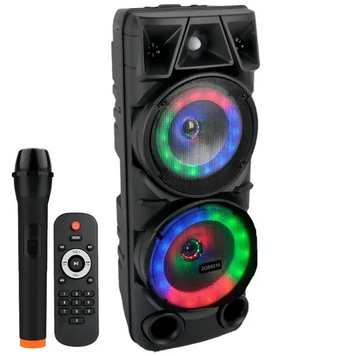 Портативная Bluetooth-колонка ZQS 2801 с караоке и RGB подсветкой