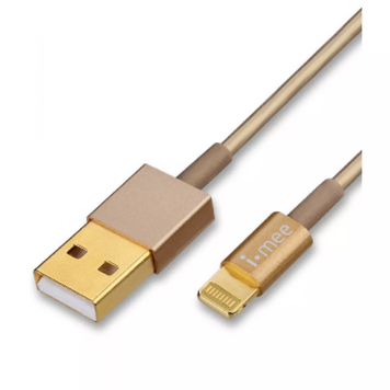 Кабель Lightning 2A (1m) &mdash; Melkco iMee (IMSSLCGD) Special Gold
