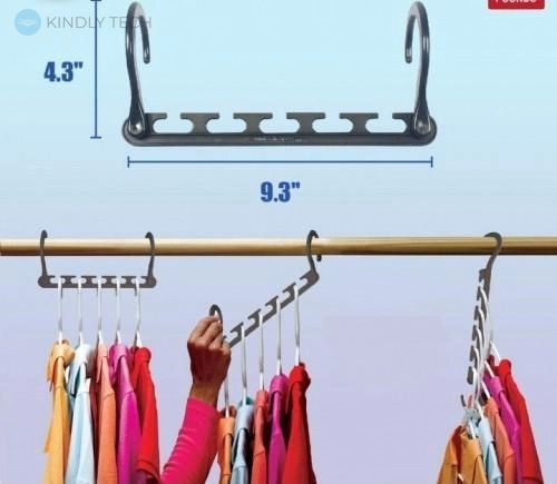 Универсальный набор чудо вешалок для одежды Wonder Hanger