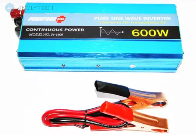 Інвертор PowerOne Plus 600W 12v220