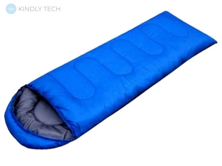 Спальный мешок-кокон туристический для отдыха, Blue