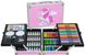 Детский набор художника для творчества "Единорог" 145 предметов в алюминиевом чемодане, Pink