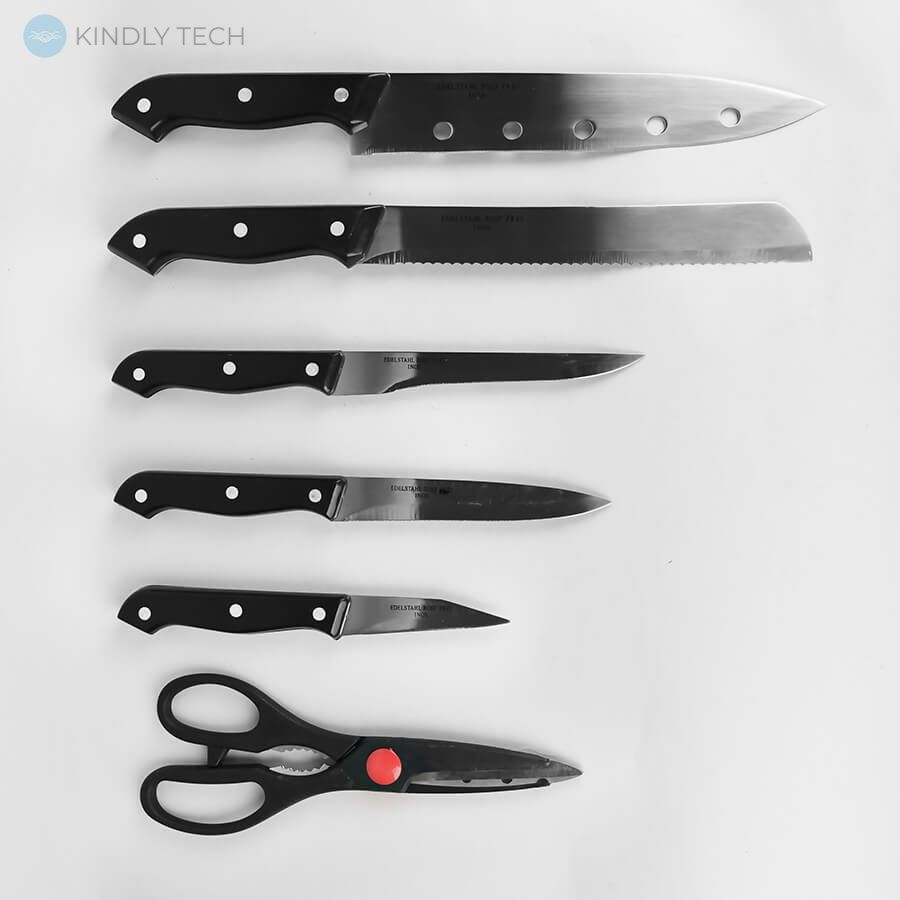 Набір ножів на підставці 7 предметів Maestro MR-1400