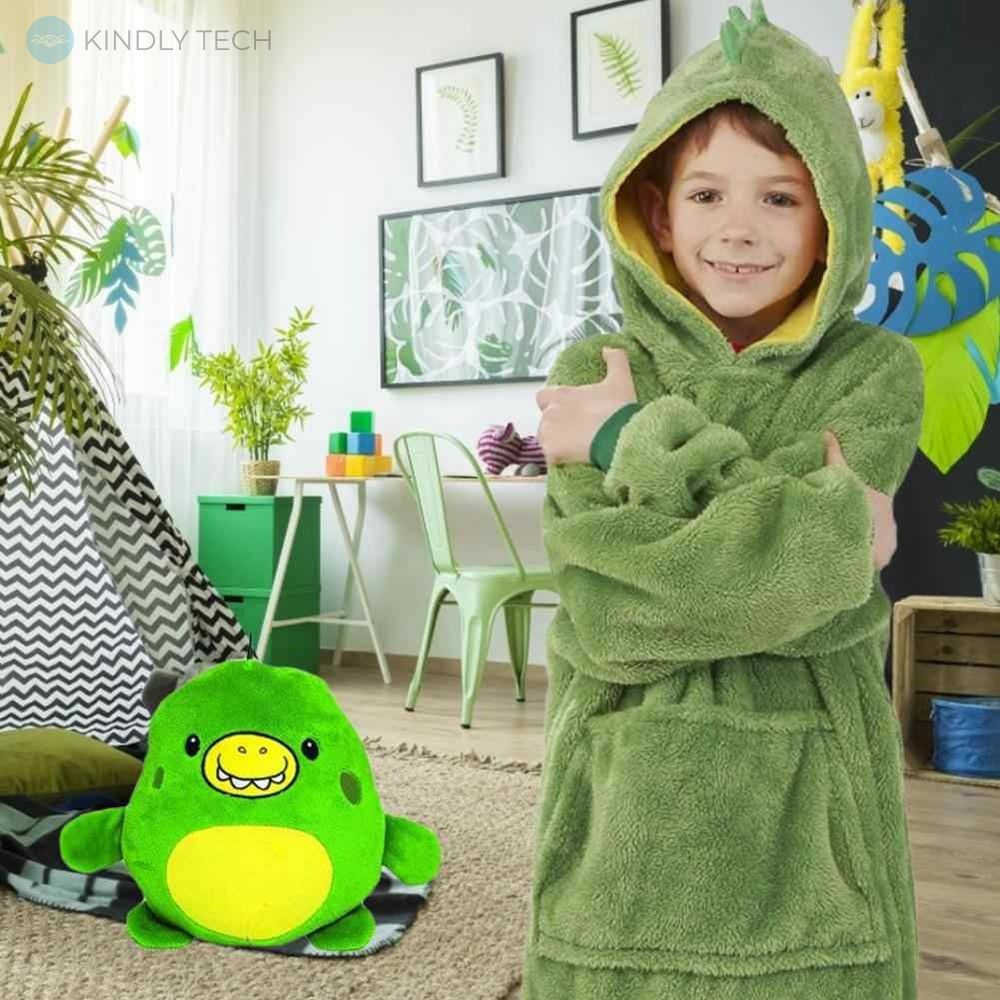 Дитяча толстовка для дітей 3в1 Huggle Pets (зелений)