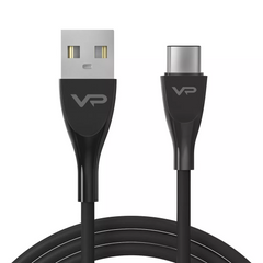 Кабель USB C 3A (1m) — Veron SC08 Silicon — Black
