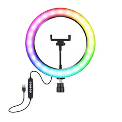 Кольцевая лампа от USB, RGB LED 26 см, 3D-26