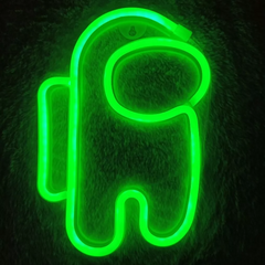 Ночной неоновый светильник — Neon Amazing — Among Us Green